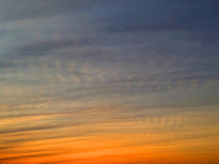Fototapeta premium Beautiful golden red sky sunset after a warm day in England glow of warmth