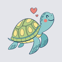 Turtle vector art Illustration file