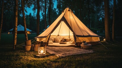 Glamping under the Night Sky