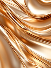 gradient abstract background with fabric waves. Realistic luxury wallpaper with lines for design