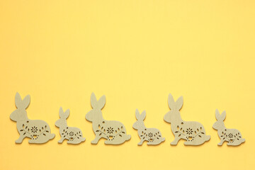 Easter Pattern with Bunnies
