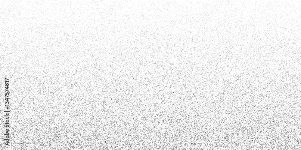 Poster noise texture. dotwork black stippled background. noise halftone texture. stipple dots. sand grain e