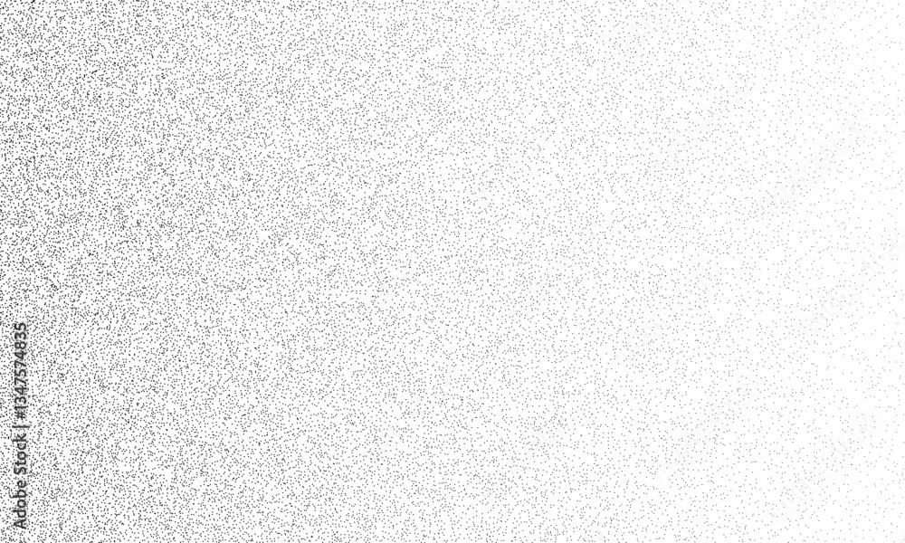 Poster noise texture. dotwork black stippled background. noise halftone texture. stipple dots. sand grain e