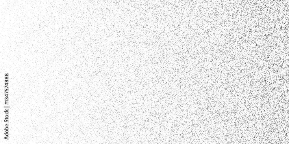Poster noise texture. dotwork black stippled background. noise halftone texture. stipple dots. sand grain e
