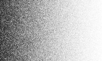 Noise texture. Dotwork black stippled background. Noise halftone texture. Stipple dots. Sand grain effect. Abstract dotwork background. Vector graphic