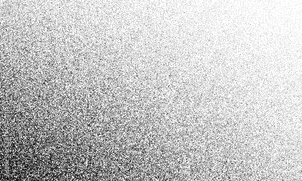 Poster noise texture. dotwork black stippled background. noise halftone texture. stipple dots. sand grain e