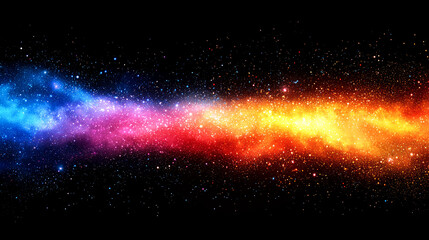 Obraz premium Cosmic Wonders: A vibrant nebula in deep space