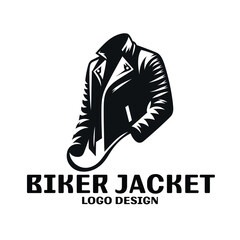 Biker Jacket Vector Logo Design
