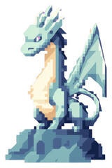 Obraz premium PNG Dragon art representation creativity.