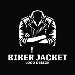 Biker Jacket Vector Logo Design