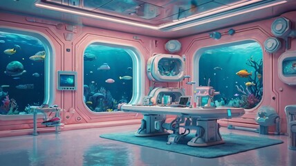 underwater station 