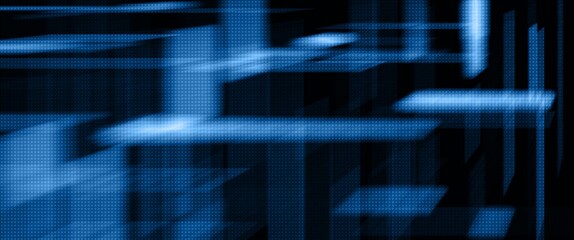 abstract blue background with motion blur and halftone texture