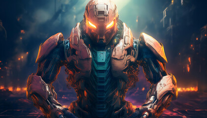 robot cyborg soldier