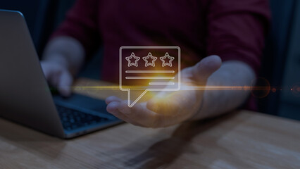 Digital Customer Feedback and Online Review System with Three-Star Rating