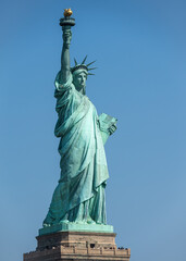 Fototapeta premium The Statue of Liberty, iconic landmark and symbol freedom, New York