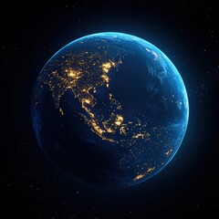 Fototapeta premium Planet earth viewed from outer space.