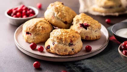 scones with cranberries