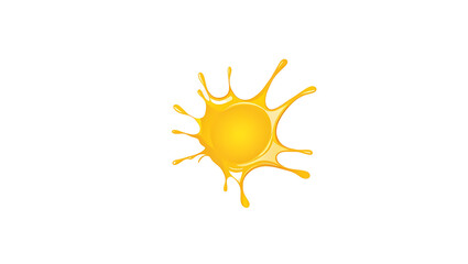 Striking yellow splash with a clean, transparent background—perfect for visual storytelling, web design, and marketing materials.