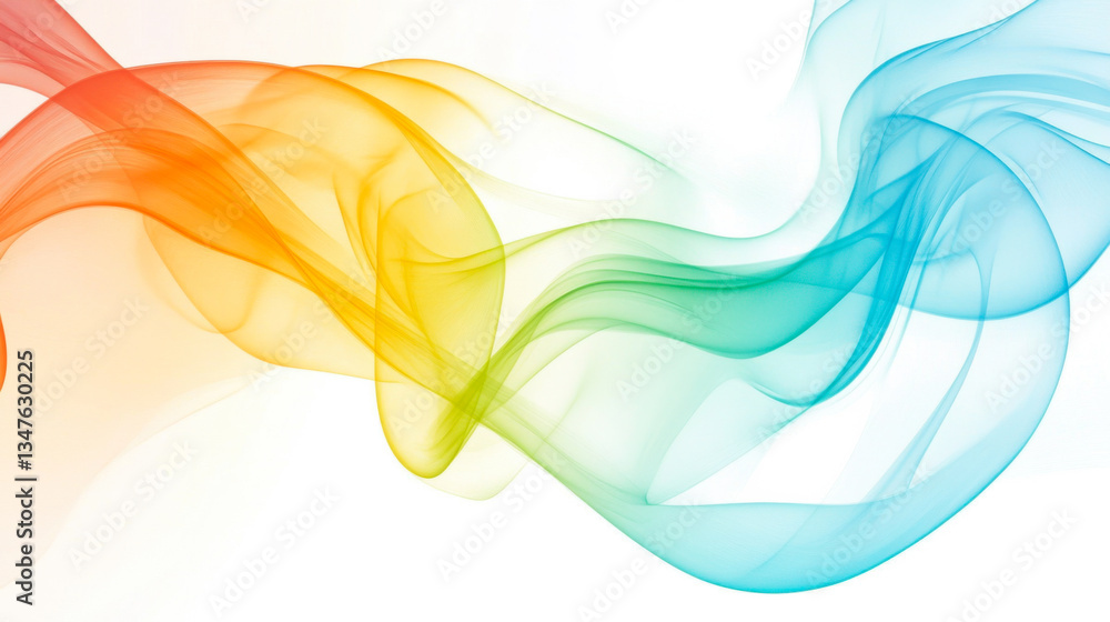 Poster colorful swirling patterns create an abstract design with vibrant hues in a fluid composition