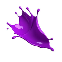 Majestic purple splash, exuding creativity and elegance&mdash;perfect for luxury branding, artistic compositions, and digital designs.