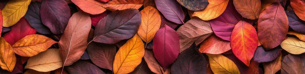 Colorful autumn leaves background.