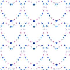 Set of watercolor flower bouquets, clipart isolated on a white background, 
in pastel colors,colorful floral seamless pattern