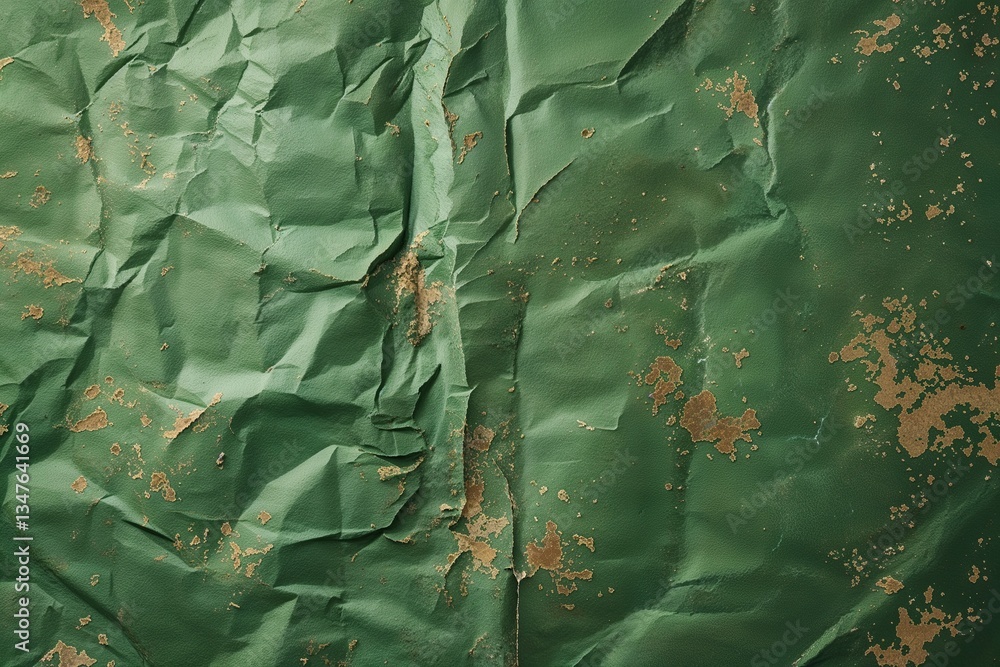 Poster rustic weathered green paper texture background for creative projects