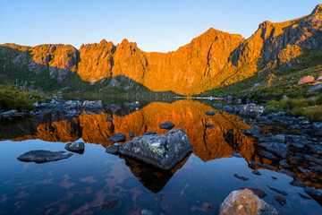 lake in the mountains
