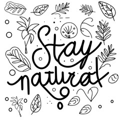 Draw of Stay Natural phrase Continuous one line