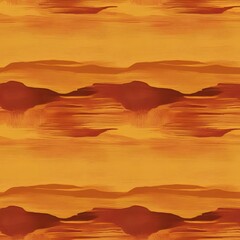 Naklejka premium sunset over the desert