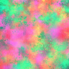 Vibrant Abstract Paint Splashes.