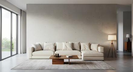 Modern Minimalist Living Room Interior