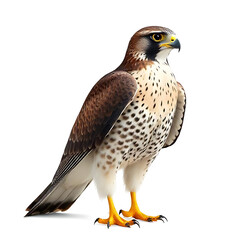 hawk isolated on white