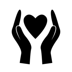 hands in heart shape