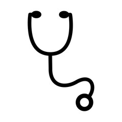 stethoscope isolated on white background