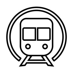 train icon vector illustration