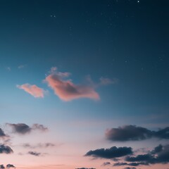 Warm sunset hues paint the ocean waves softly shimmering below image