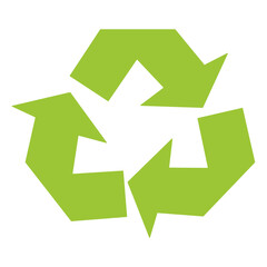 green recycle symbol