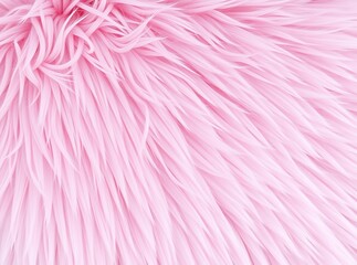 Fototapeta premium A soft and cozy pink fluffy fur texture background, perfect for fashion accessories and feminine themed designs. 