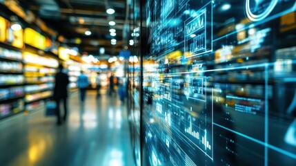 Retail Data Analytics Display