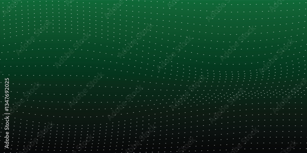 Poster modern digital wave of particles. futuristic point wave. technology background.
