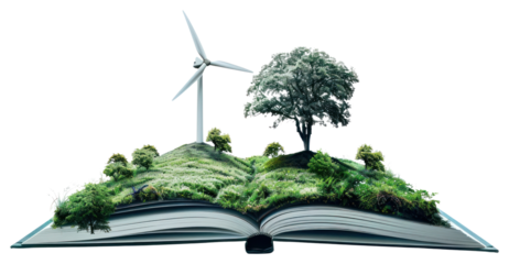 PNG Wind turbine book renewable energy.