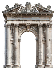 Naklejka premium Ornate classical architectural archway