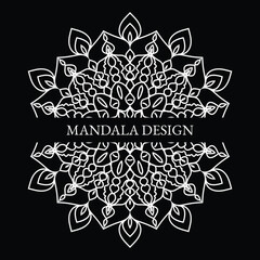 Mandala flower design