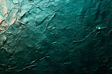 Obraz premium Teal textured background, abstract art