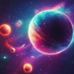 Obraz premium planet in space