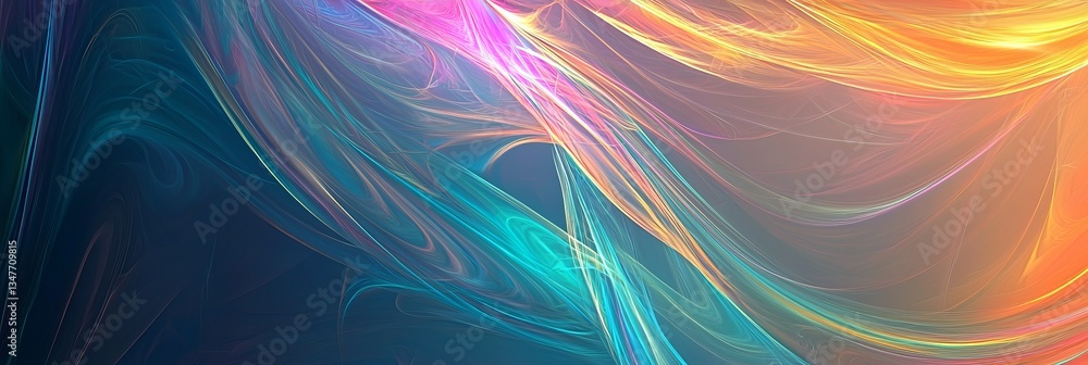 Poster colorful abstract background with fluid patterns and vibrant hues blending seamlessly