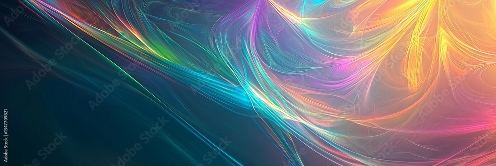 Poster colorful abstract background with flowing patterns and vibrant hues creating a dynamic visual experi