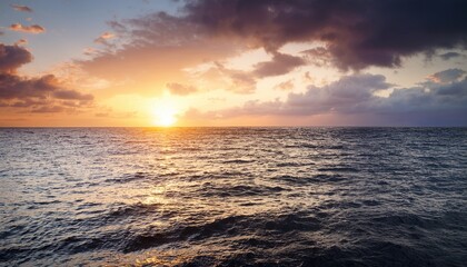 Fototapeta premium sunset ocean horizon