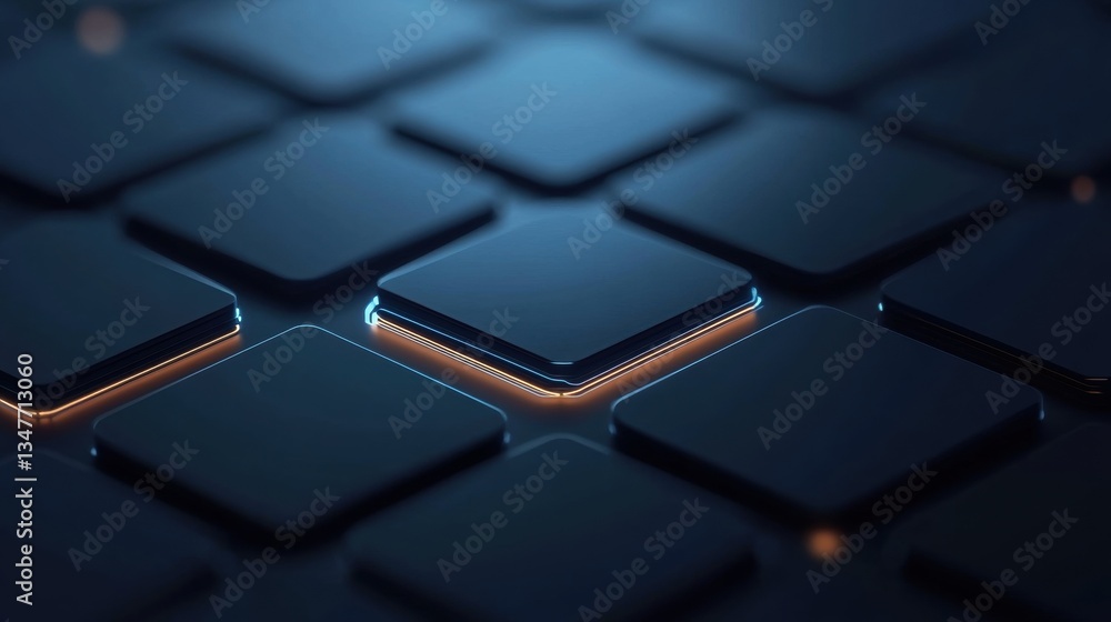 Aufkleber exploring modern technology interfaces digital space graphic design futuristic environment abstract 